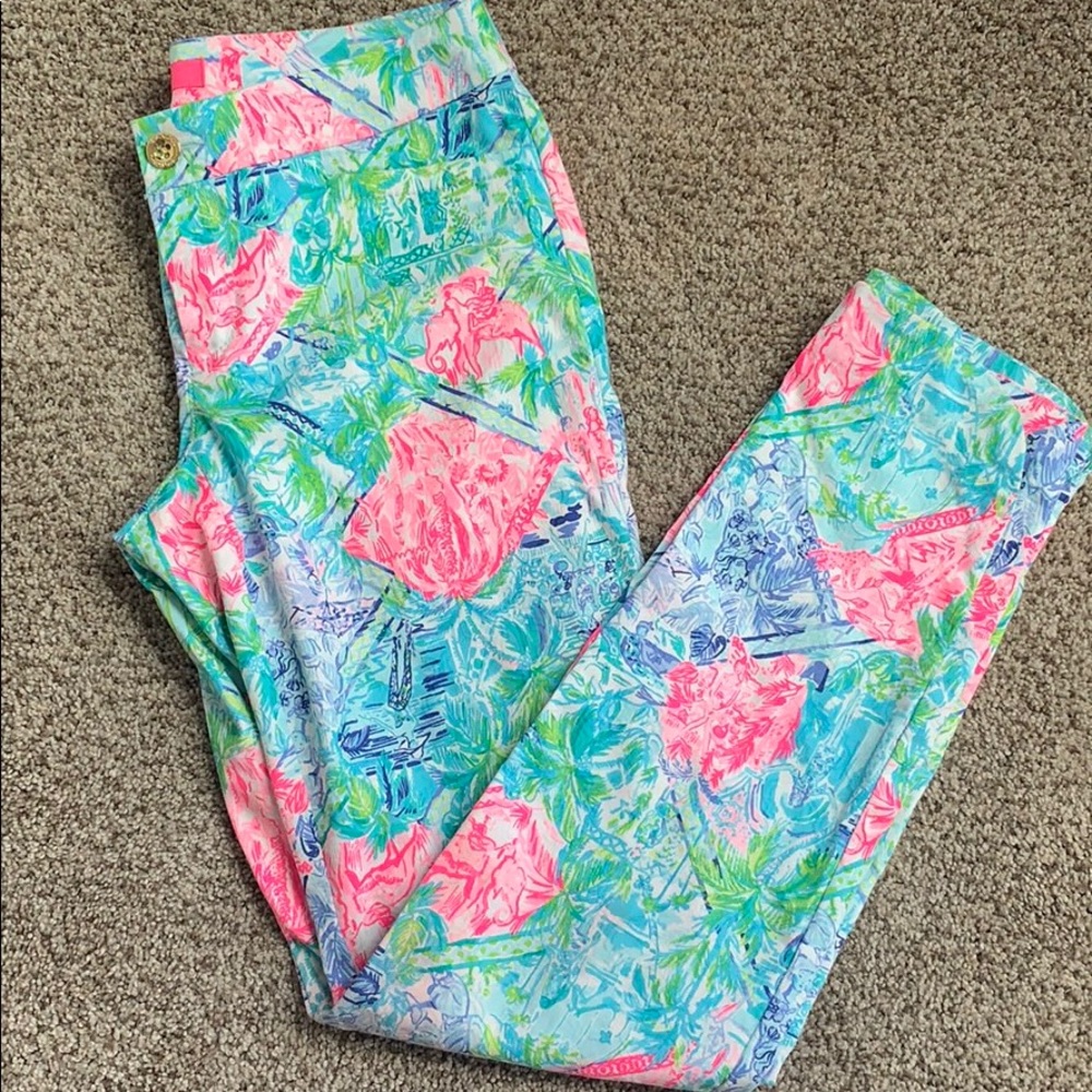 Lilly Pulitzer Kelly Pant Bohemian Queen - Picture 1 of 3